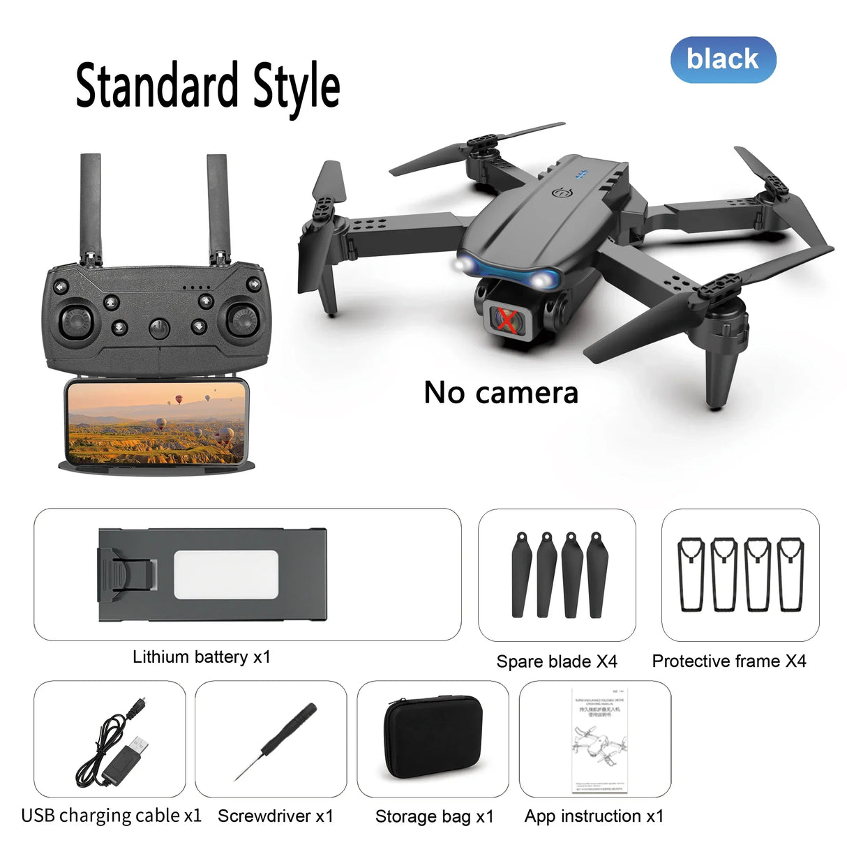 K3 E99 Pro Mini Drone HD Camera WIFI