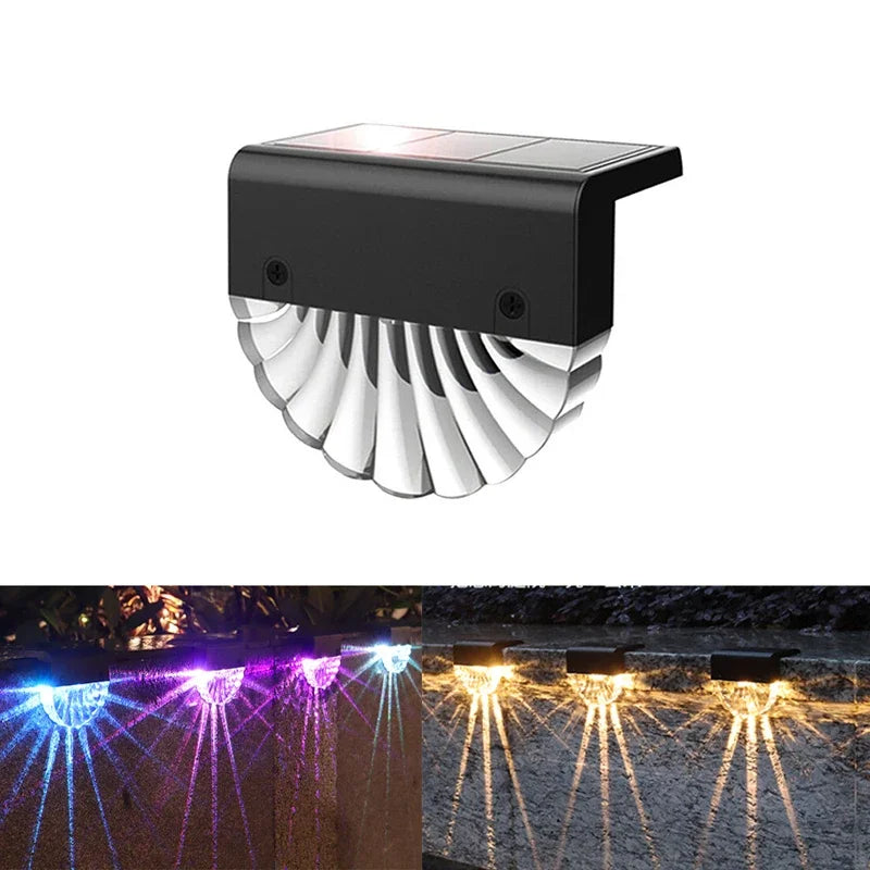 Outdoor Staircase Fence Waterproof Wall Light Led Solar
