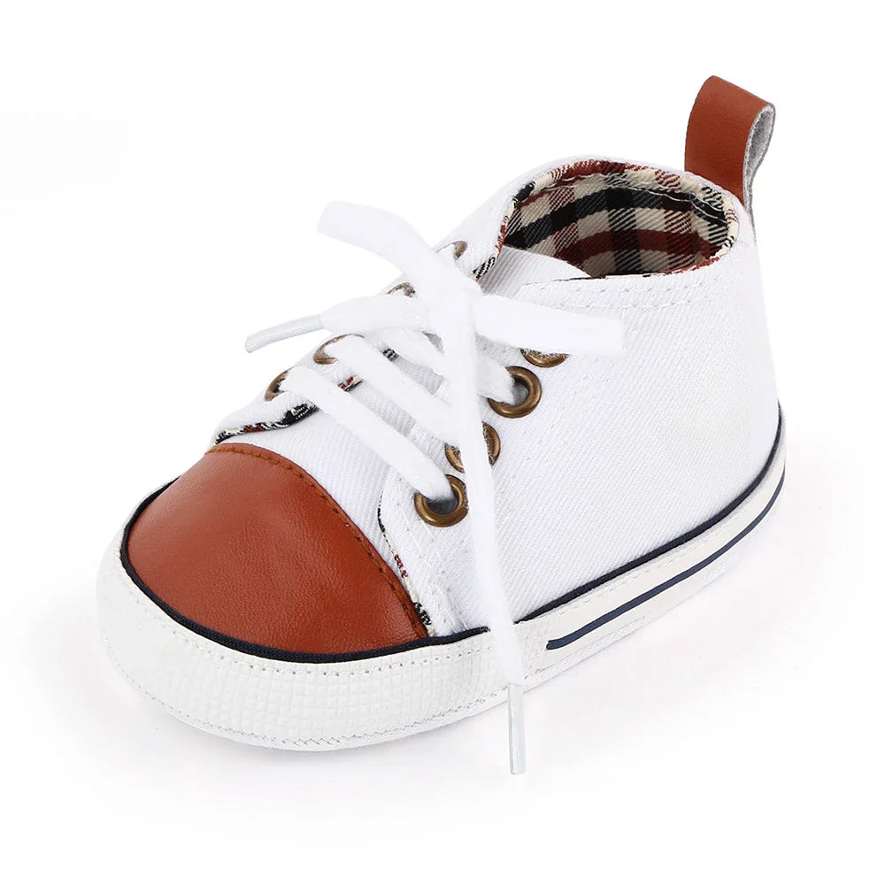 Baby Canvas Classic Sneakers Newborn Print Star Sports