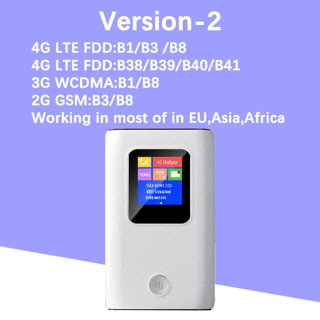 KuWfi Mobile Wifi Router 6000mAh Portable 3G 4G