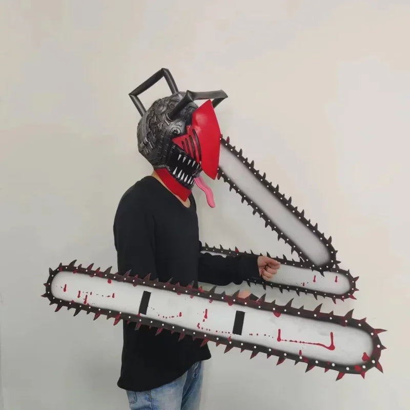 Anime Chainsaw Man Cosplay Saws Hand Headgear Pochita