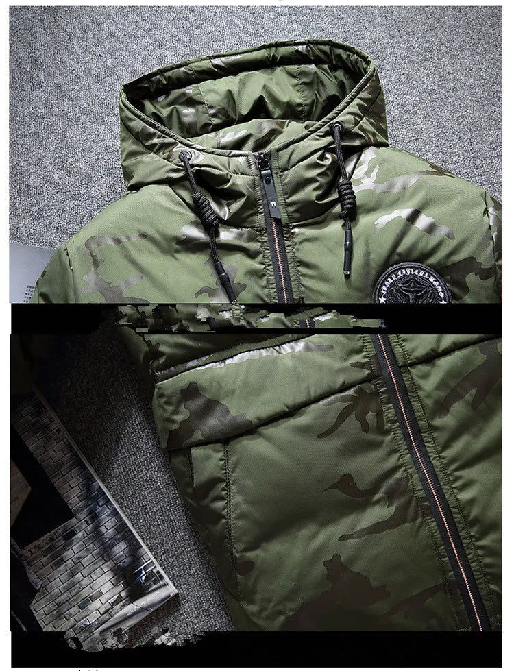 20 Degree Winter White Duck Down Jacket Men