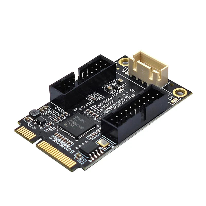 Mini PCIE USB 3 Controller Adapter 4 Ports
