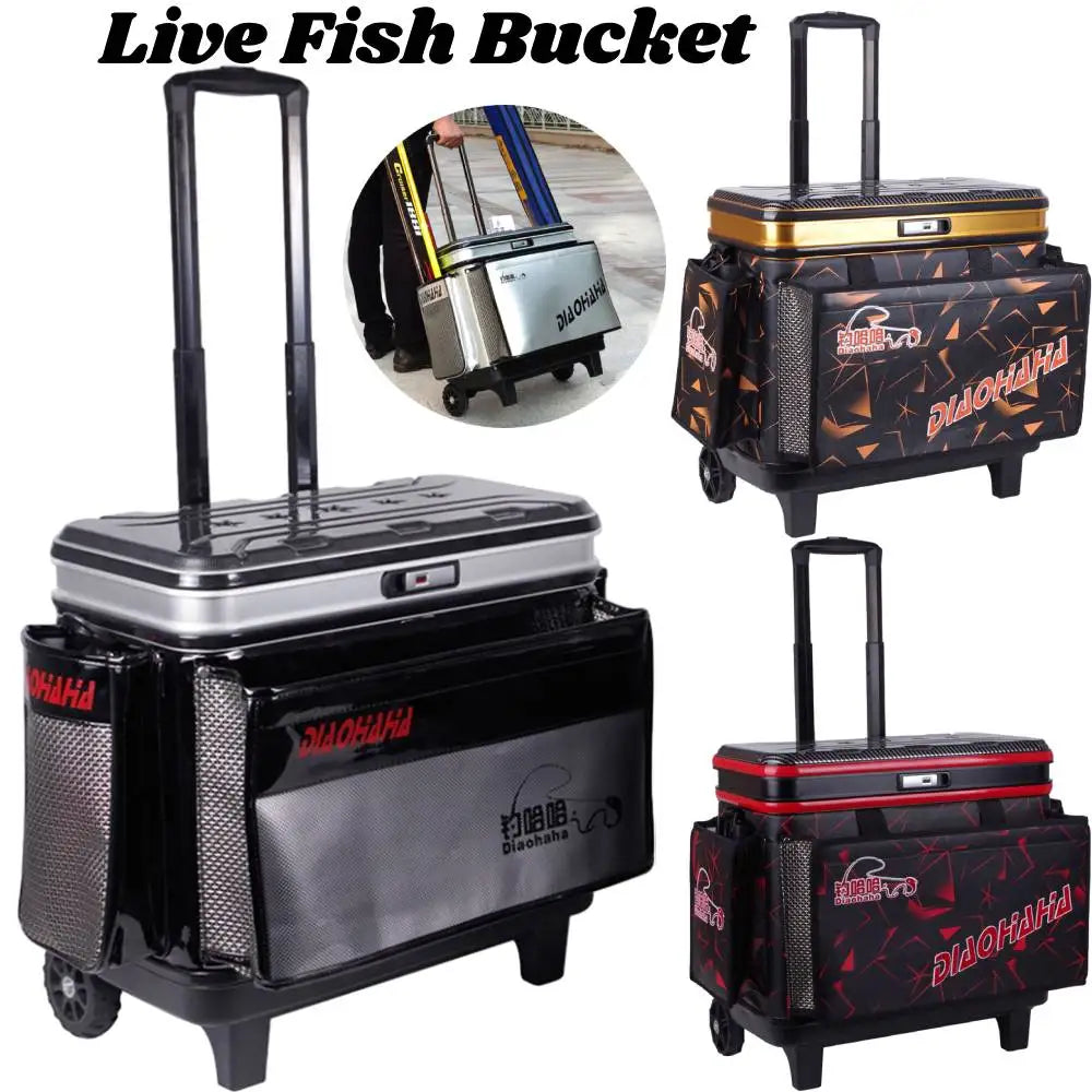 Multifunction Fishing Bag Rod Bait Fish Storage Bag