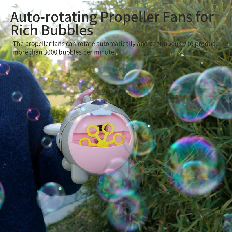 Electric Bubble Machine Automatic Cartoon Mouse Soap Bubble