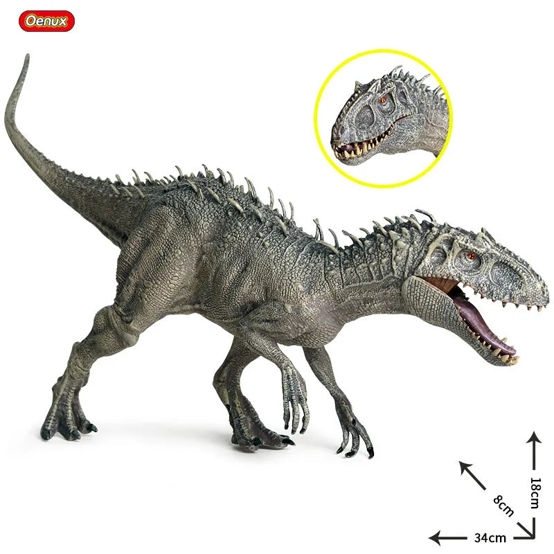 Oenux New 34x8x18cm Jurassic Indominus Rex Action Figures