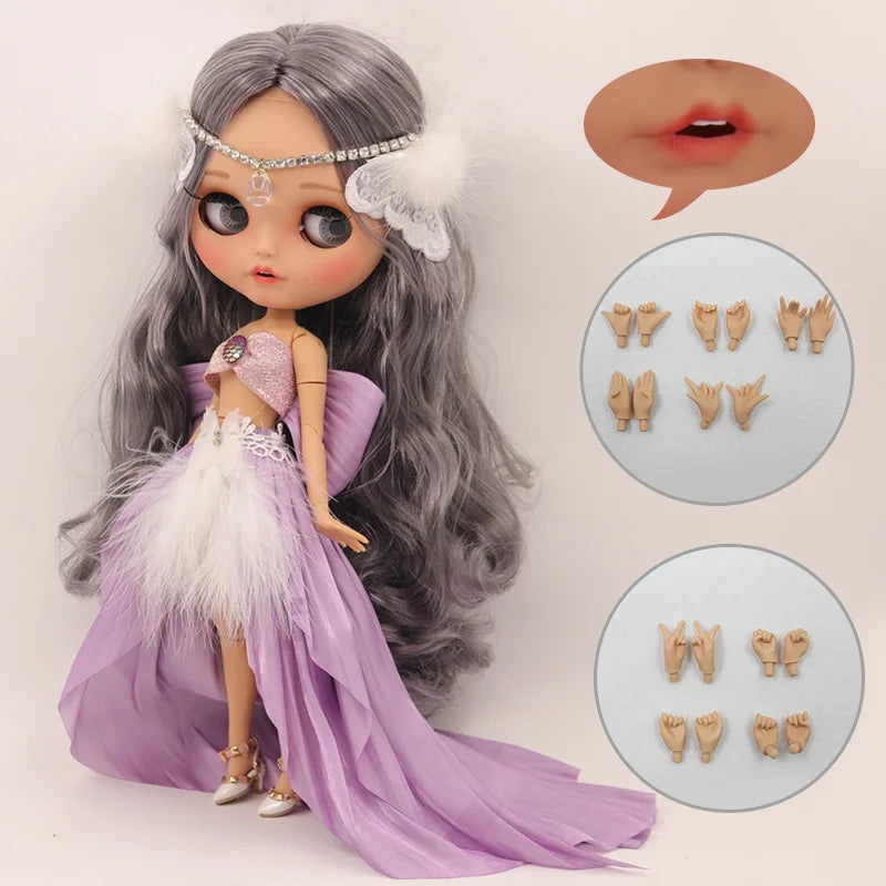 ICY DBS Blyth Doll Pouting Mouth Tan Skin