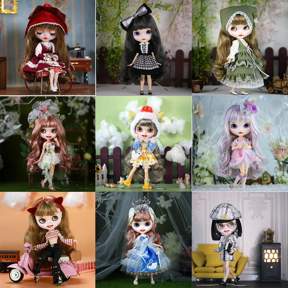 Handmade Blyth Doll Bear suit Clothes Doll Blyth