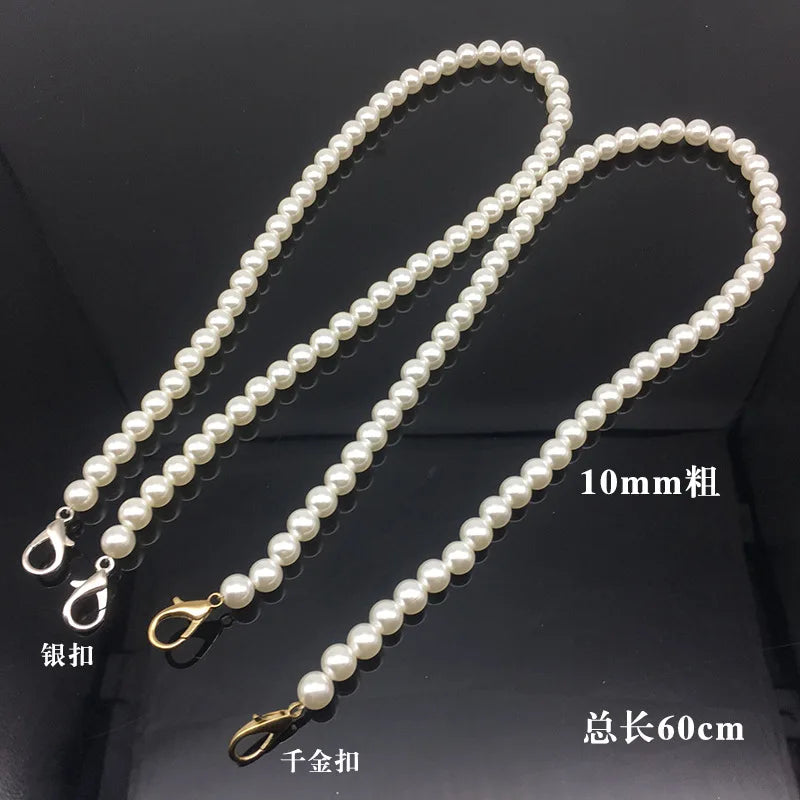 Pearl Strap for Bags Handbag Handles DIY Purse