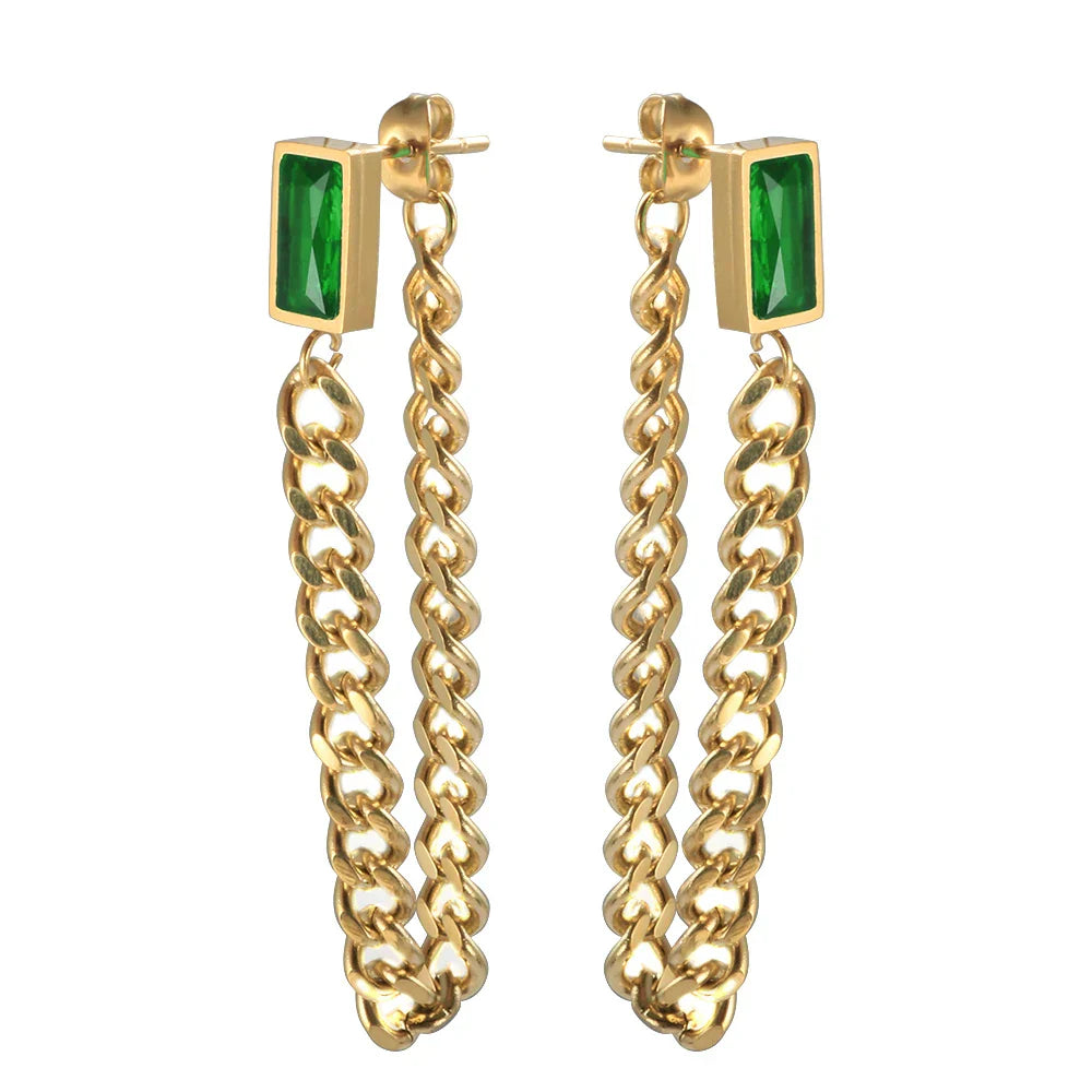 2023 New Classic Tassel Chain Dangle Drop Earrings