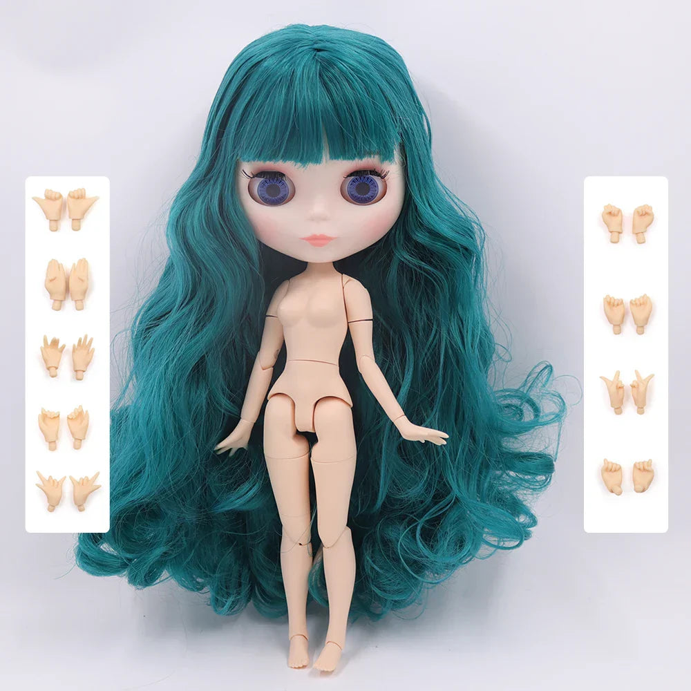 ICY DBS Blyth Doll 1/6 Joint Body 30CM BJD toys Natural shiny face with extra hands AB DIY Fashion Dolls girl gift