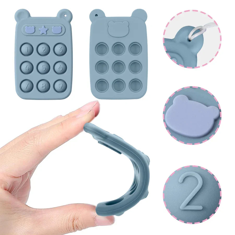 Food Grade Silicone Baby Teether Toys BPA Free