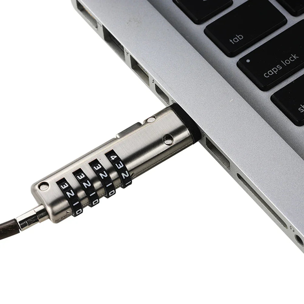 Security Cable USB Port Laptop Lock 4 Digit
