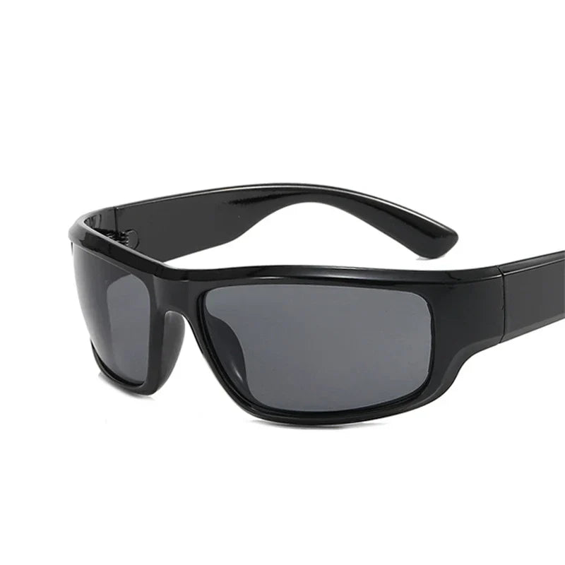 New Green Sport Sunglasses Men Women Retro Punk