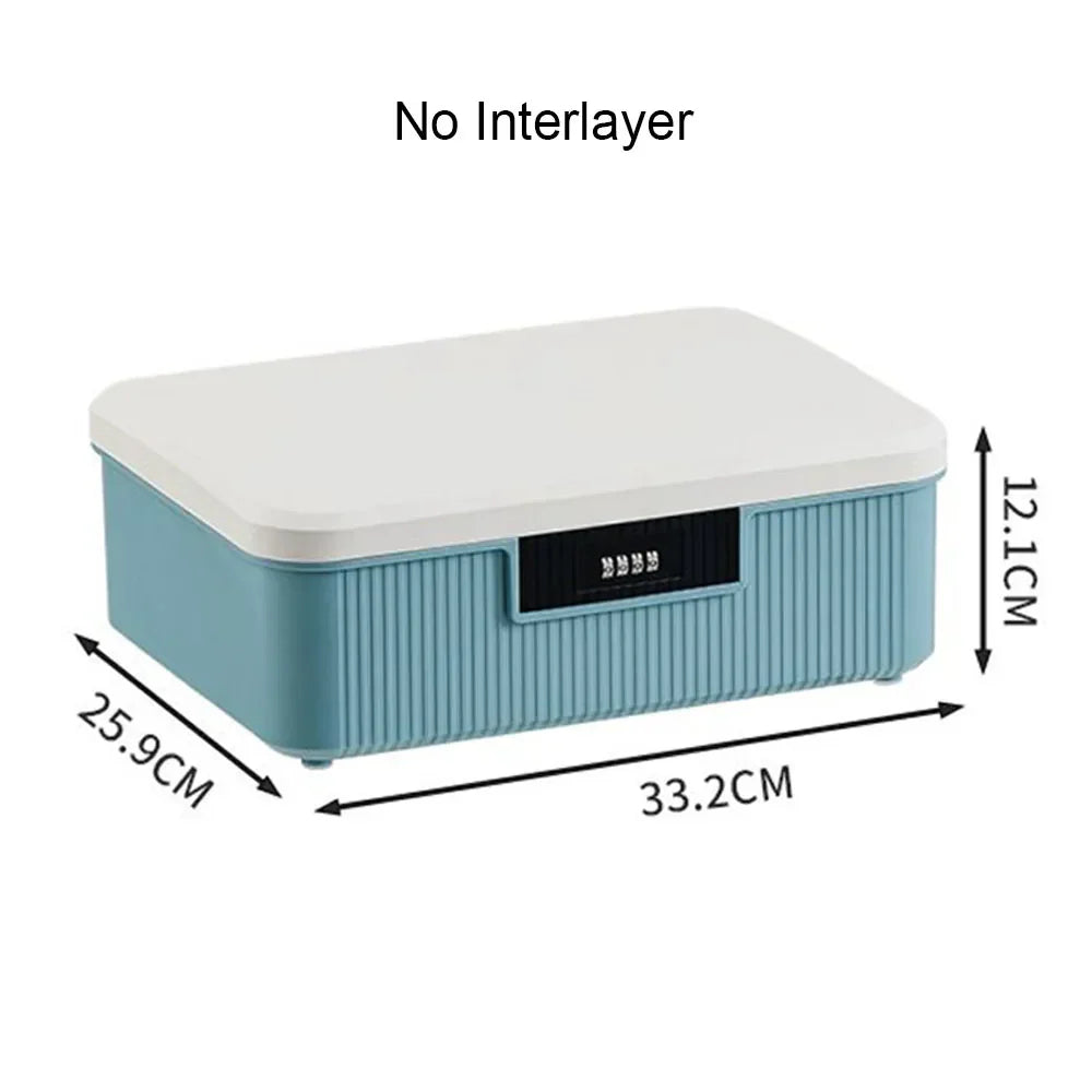 Four Digit Password Lock Safe Box Cash Jewelry