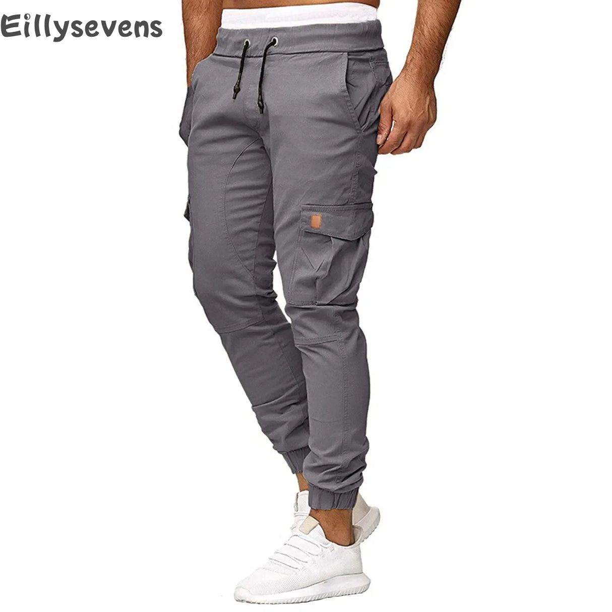 Cargo Pants Mens Multiple Pocket Sports Jogging Trousers