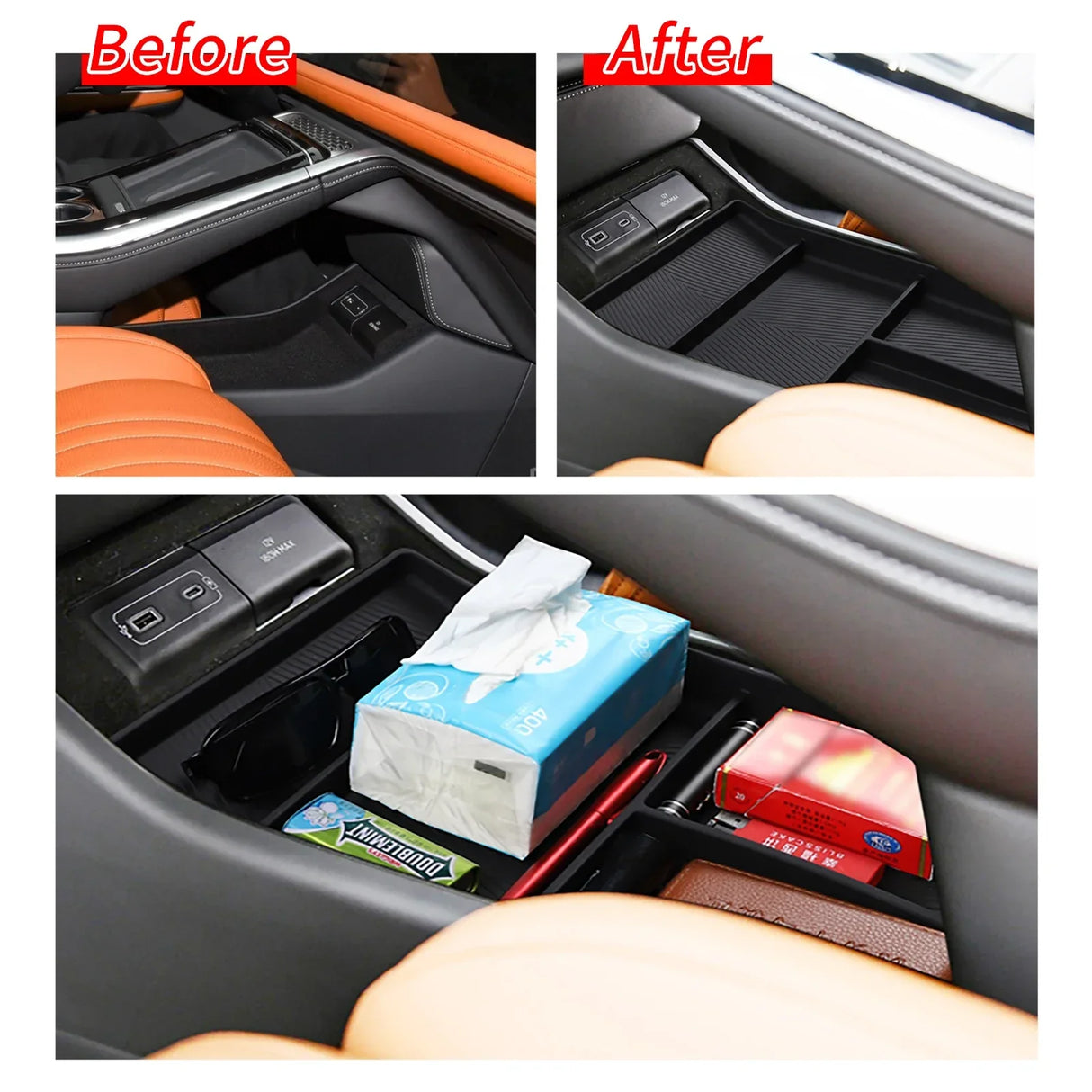 Smabee Car Center Console Box for Xpeng G9