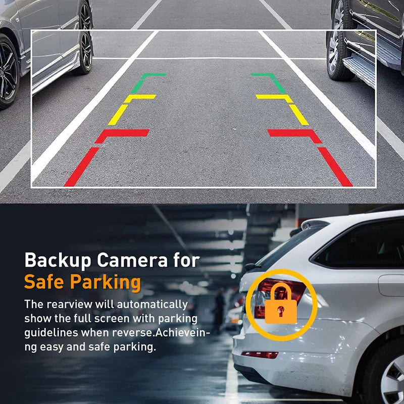 3 Channel WiFi Dash Cam for Cars Camera
