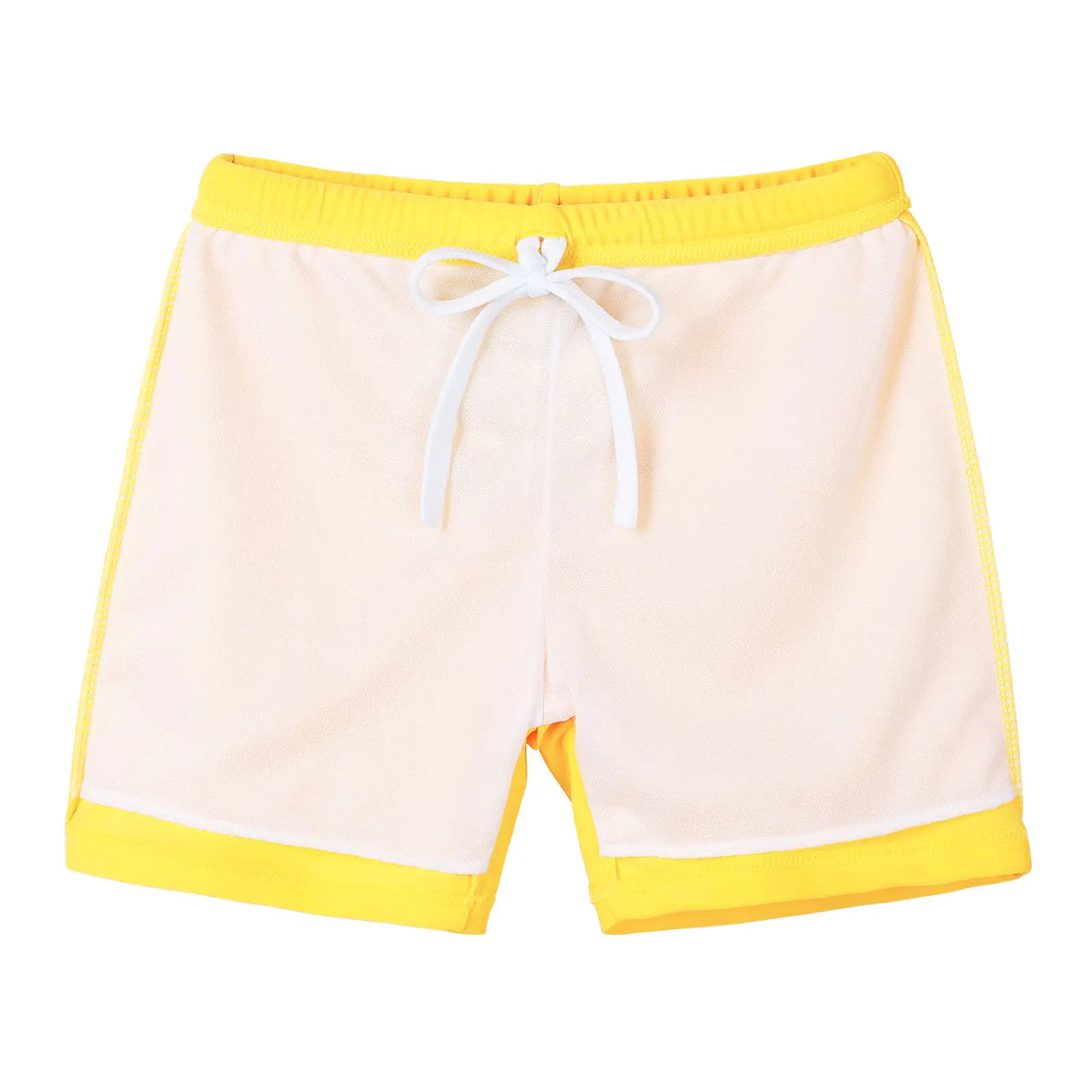 BAOHULU Kids Swimsuit Teens Swim Shorts Solid Color