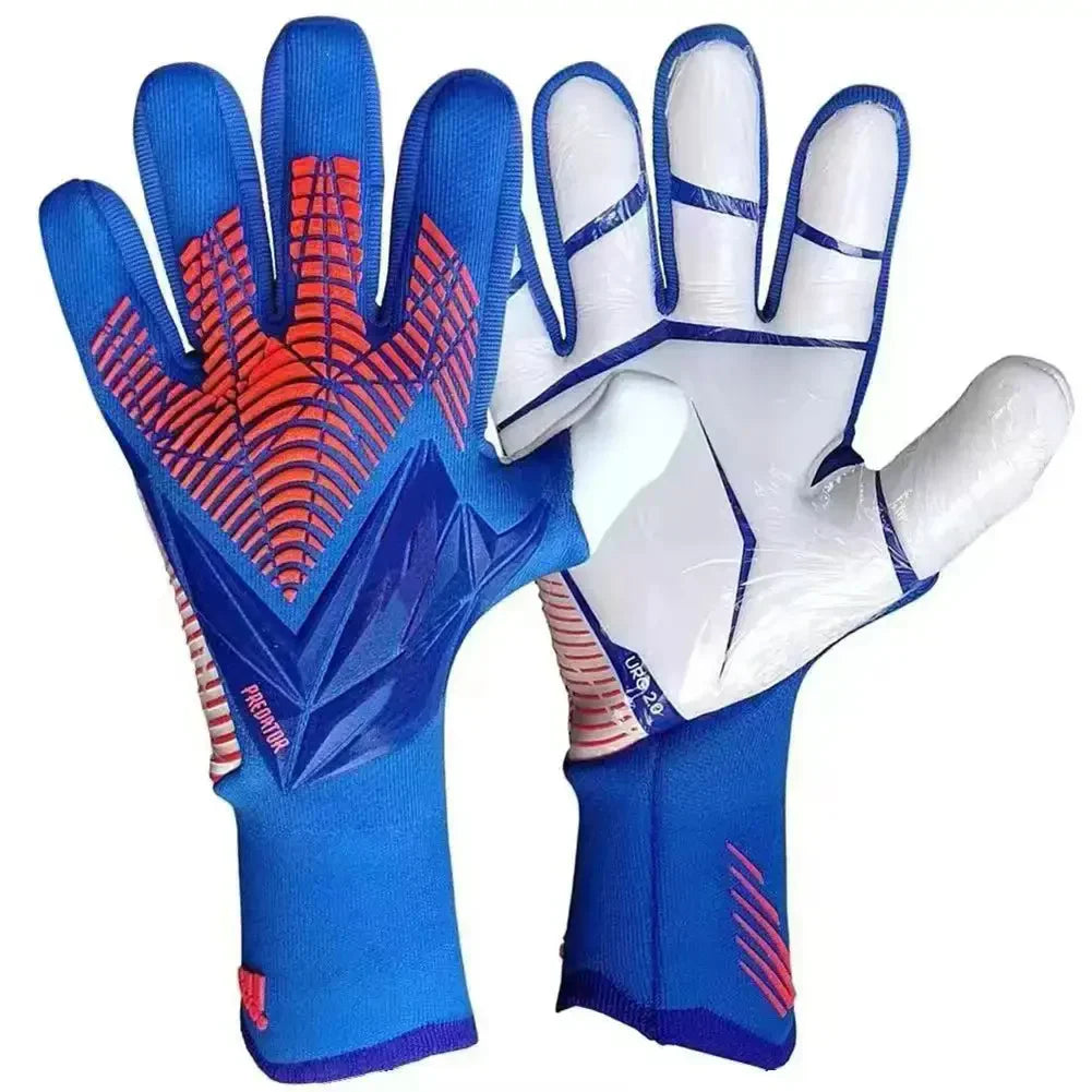 Kids Adults Thicken Latex Goalkeeper Gloves Goalie Gloves