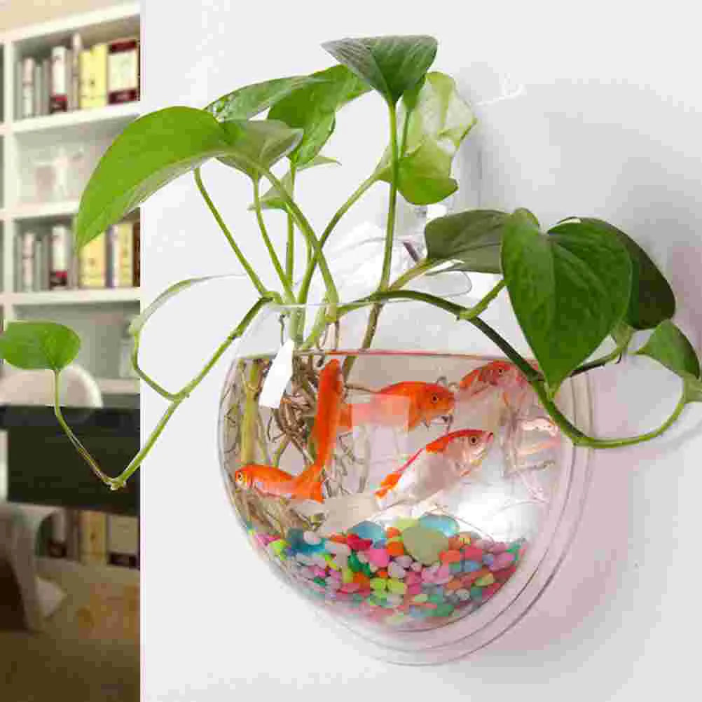 Wall Hanging Plant Terrarium Acrylic Clear Wall Fish