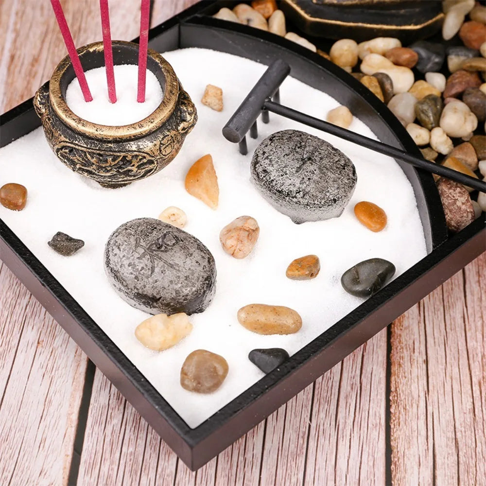 Buddha Statues and Table Candle Holder Zen, Garden