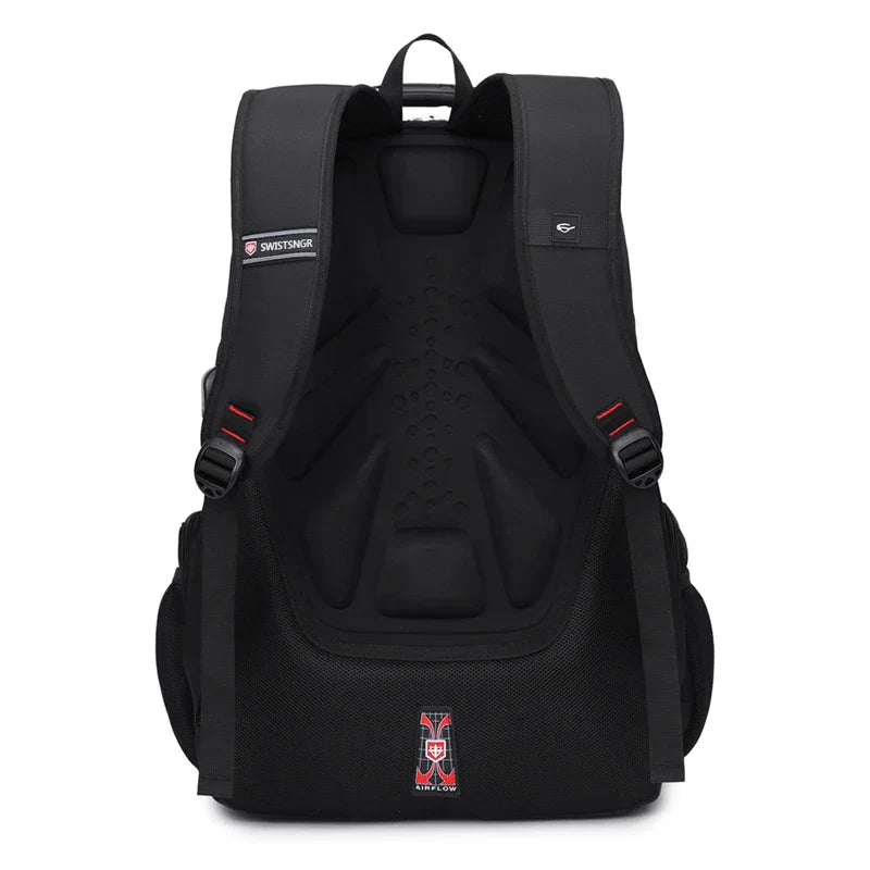 Waterproof Backpacks USB Charging School Bag Antitheft Men