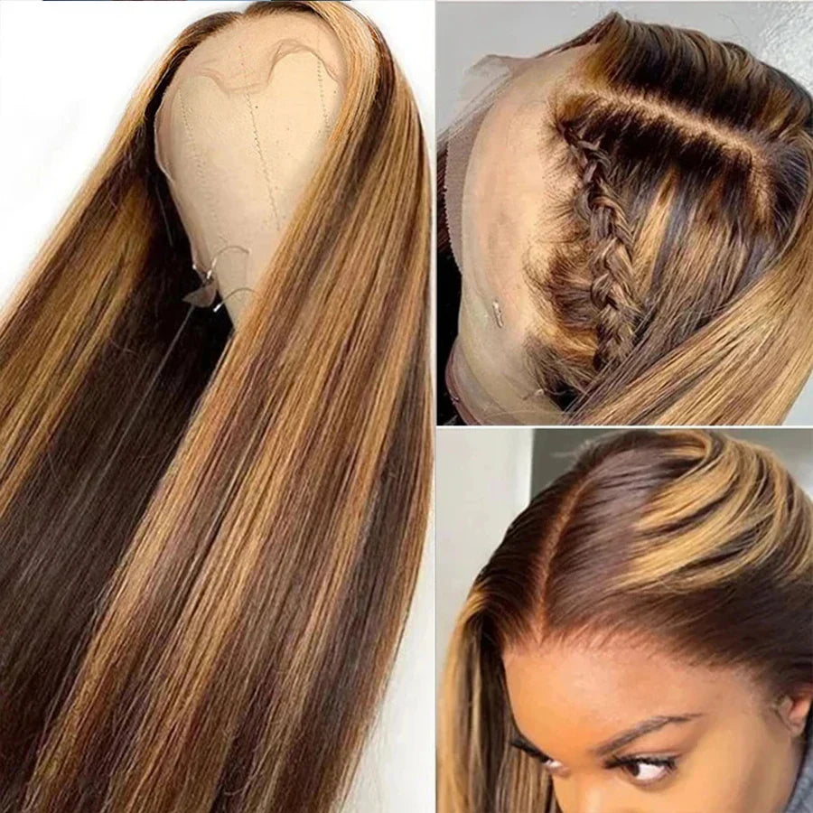 Highlight 13x4 Lace Front Wig Highlight Straight 13x6