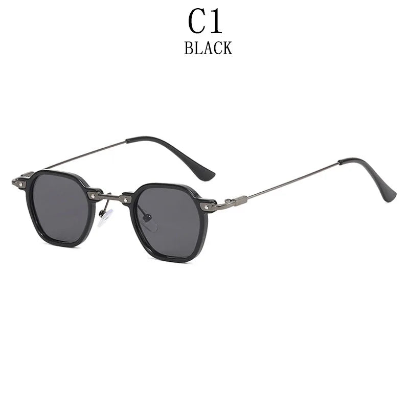Small Punk Sunglasses For Men Vintage Steampunk Sunglasses