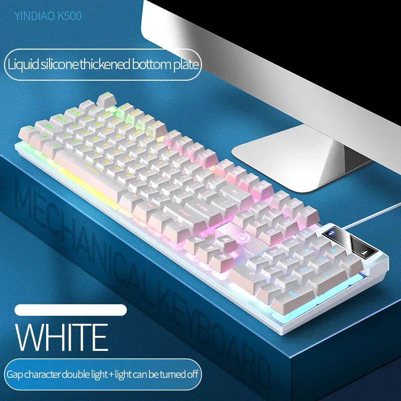 Pink Keyboard and Mouse Set 2 in 1