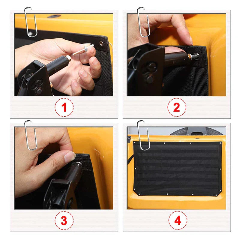 BAWA Multifunction Car Tailgate Storage Organizer Bag for