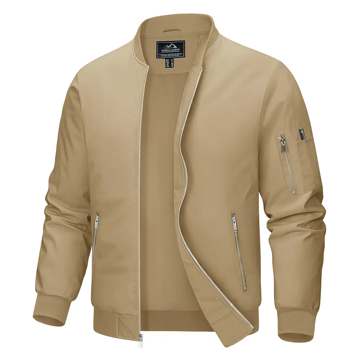 MAGCOMSEN Men's Lightweight Casual Jackets Spring Autumn Windbreaker