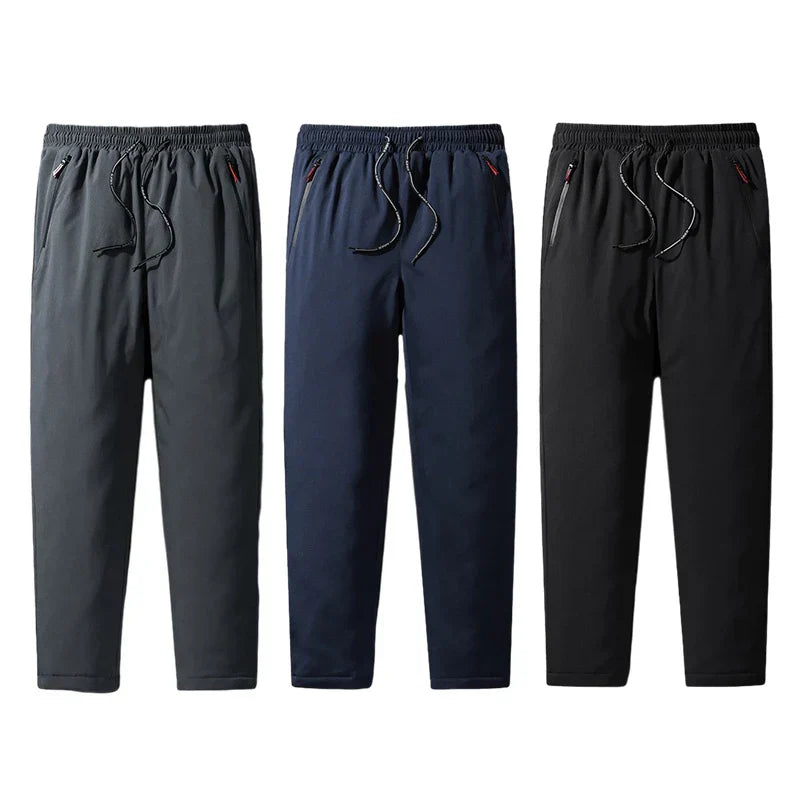 Men Winter Warm Pant Thicken Waterproof Down Cotton