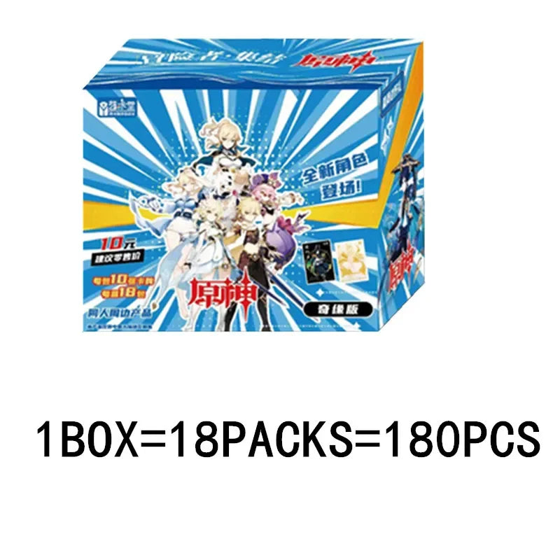 Game Anime Genshin Impact Rare Collectible Card Toy