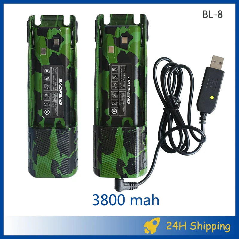 Baofeng UV 82 Battery BL-8 Walkie Talkies Ham