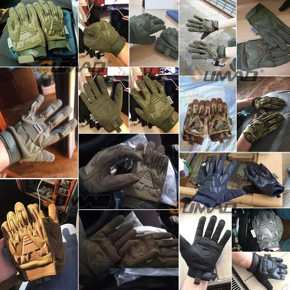 Multicam Tactical Gloves Men Outdoor Hunting Hiking Climbing