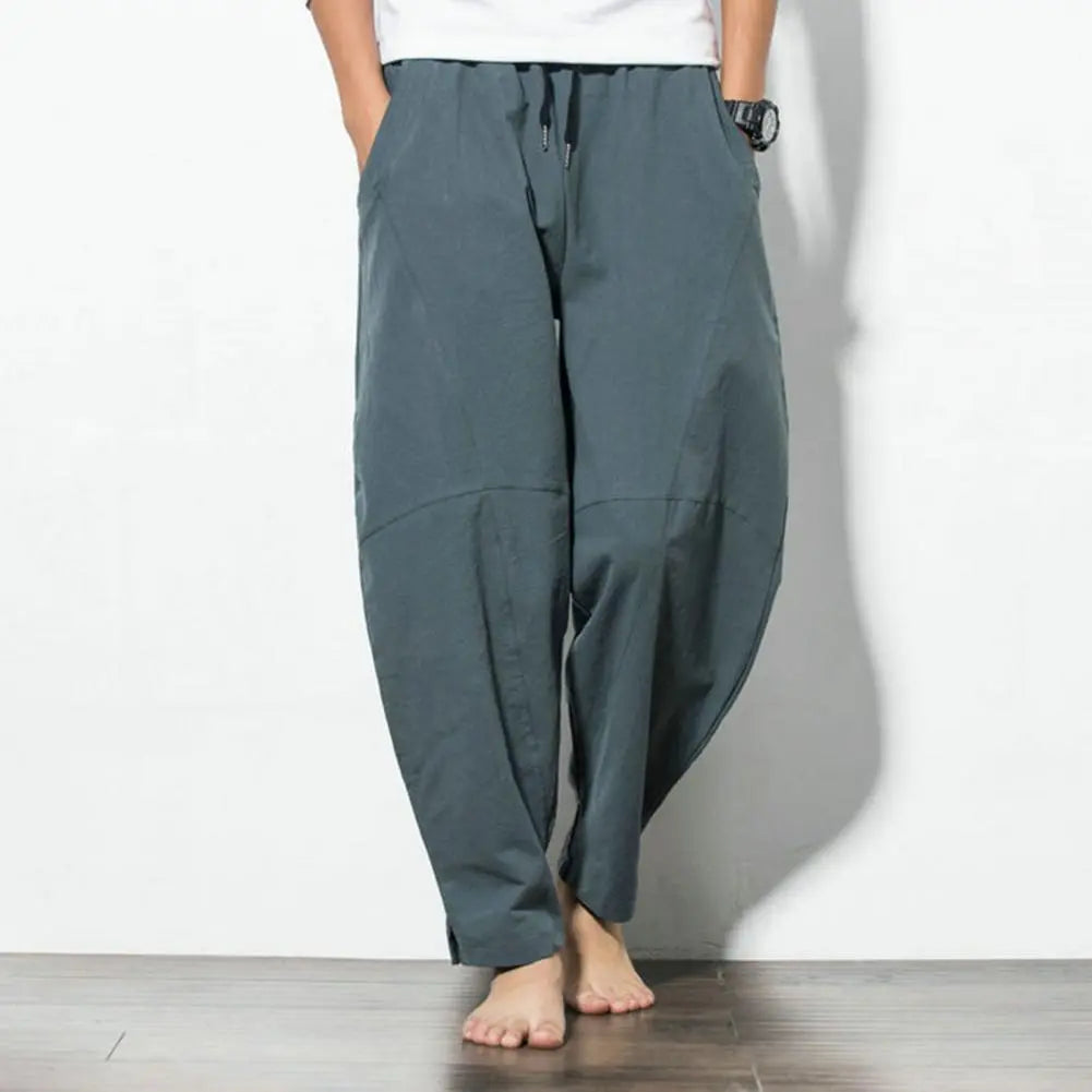 Harem Pants New Men's Cotton Linen Loose Pants