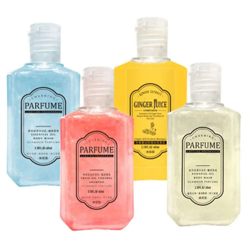 100/20/10Pcs Transparent Bottle With Flip Cap Plastic Hand