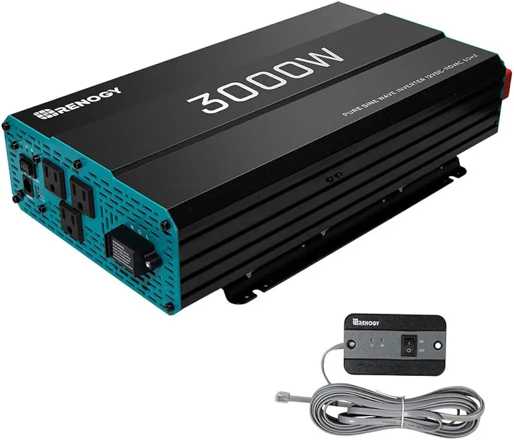 Renogy 3000W Pure Sine Wave Inverter 12V DC
