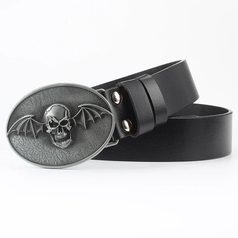 Fashion Hip Hop Style Belt Death's Head Skull