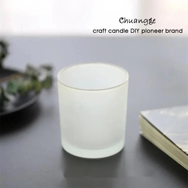 DIY Candle Jar Container Tumbler Holder Candlestick Frosted