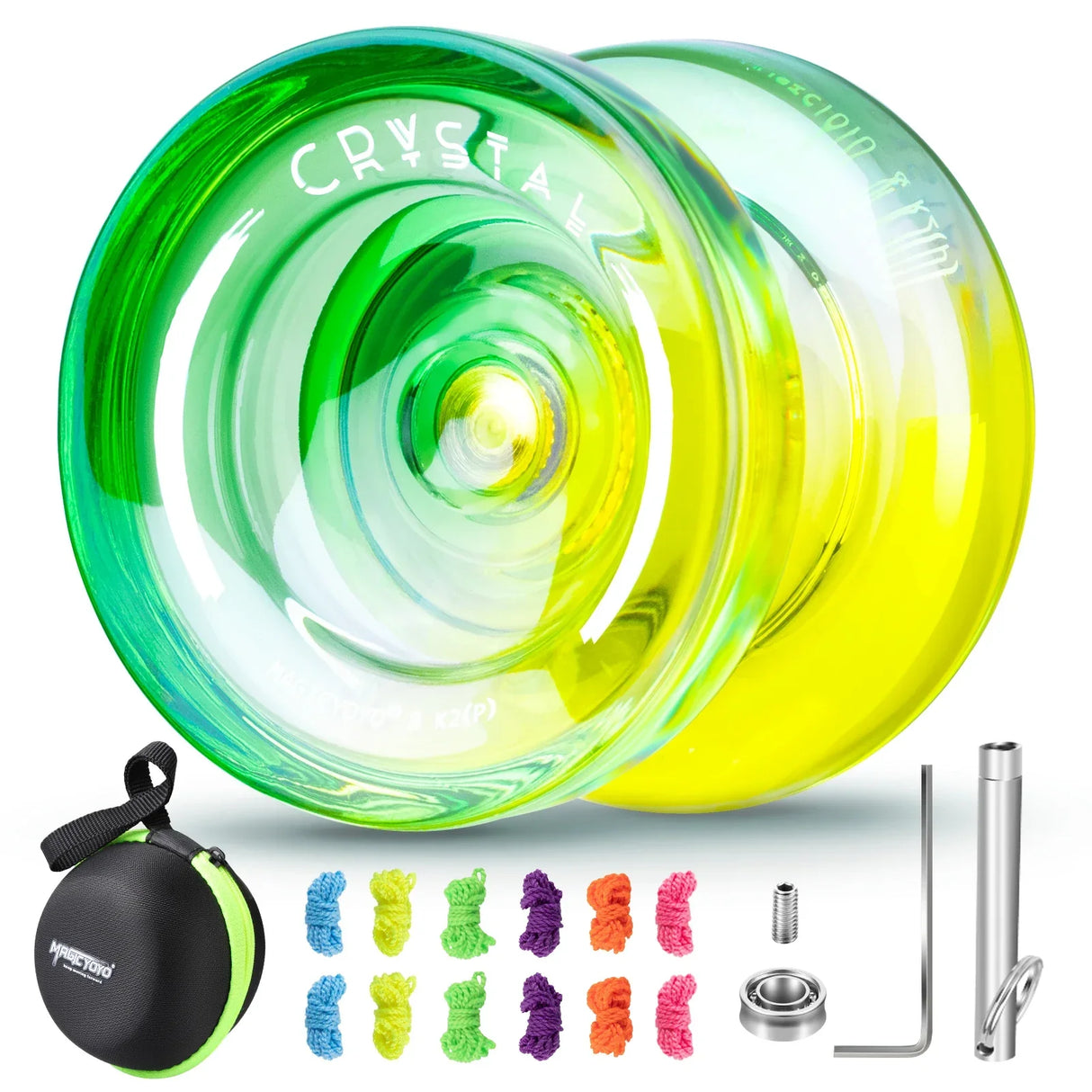 MAGICYOYO Plastic Dual Funtion Yo-yo K2 Crsytal Gradient