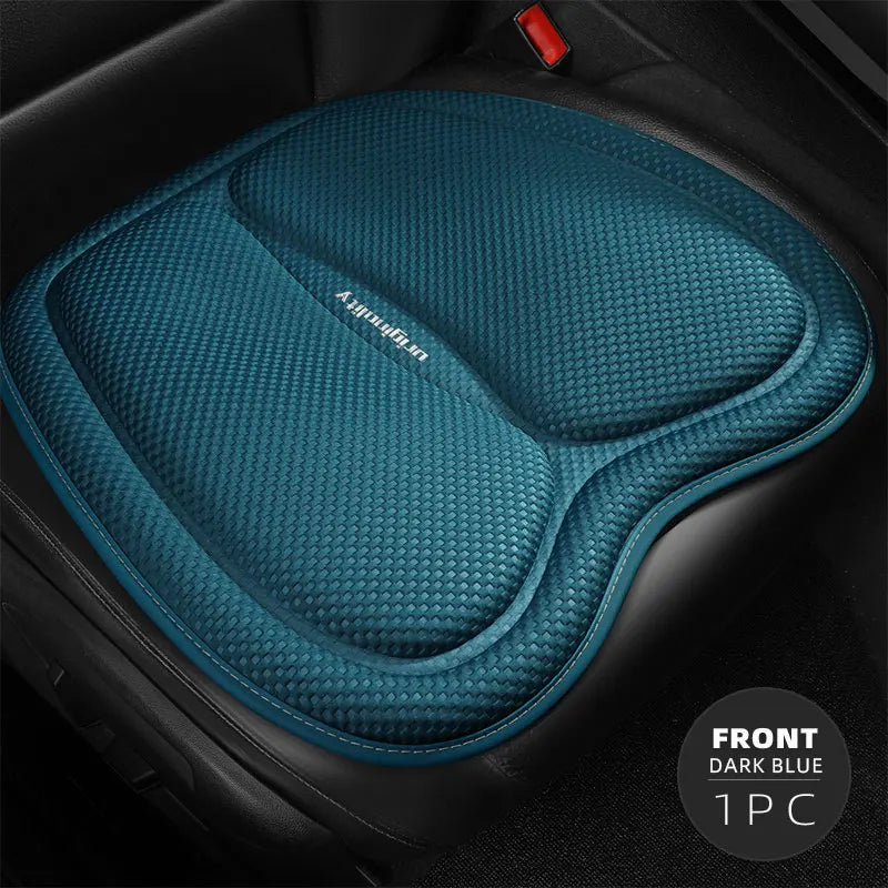 Universal Car Seat Covers Front Back Blue Cushion
