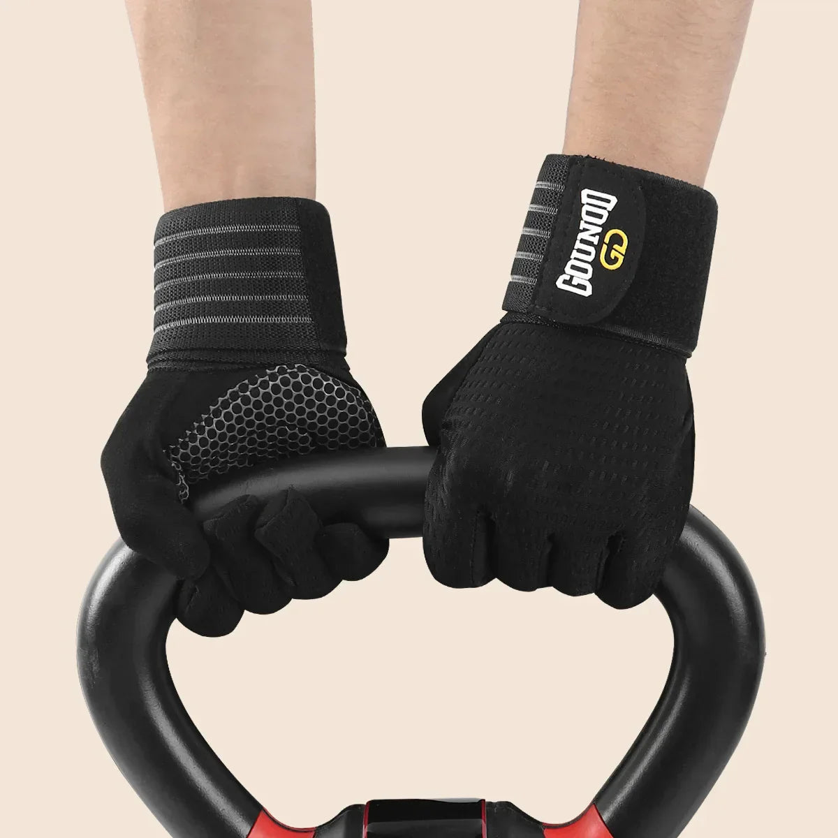 Gym Gloves Full Finger Weight Lifting Gloves With