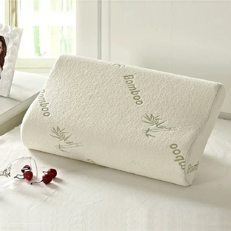 50*30cm Bamboo Fiber Pillow Slow Rebound Health Care