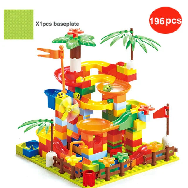 Marble Race Run Blocks Small Size Construction Building