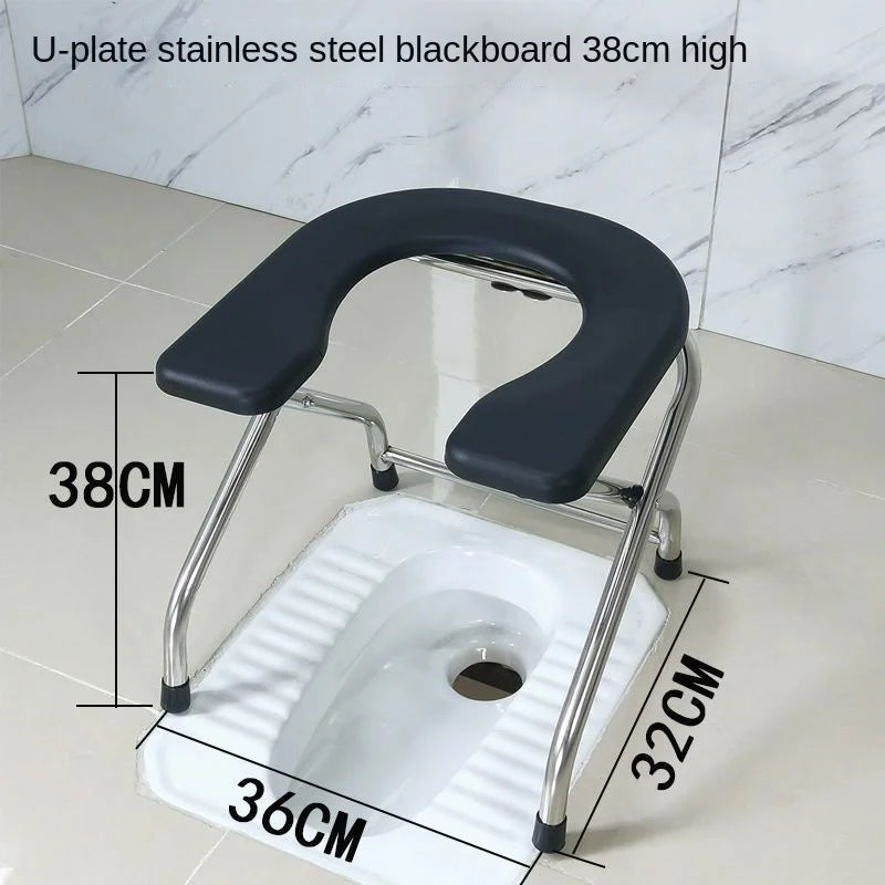 Pregnant Women Elderly Toilet Stool U Design Bathroom