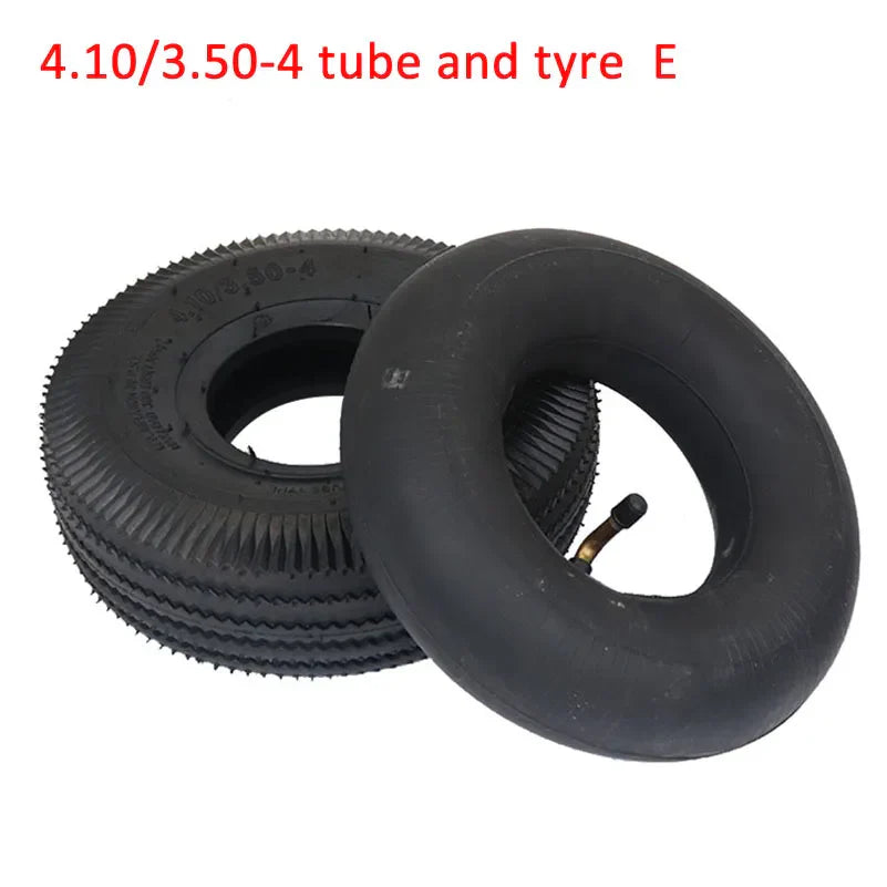 4.10/3.50-4 Tire & Inner Tube for Electric Tricycles & Scooters