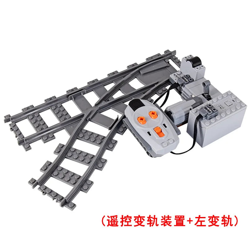 City Track Trains Uphill Flexible Soft Tracks Building