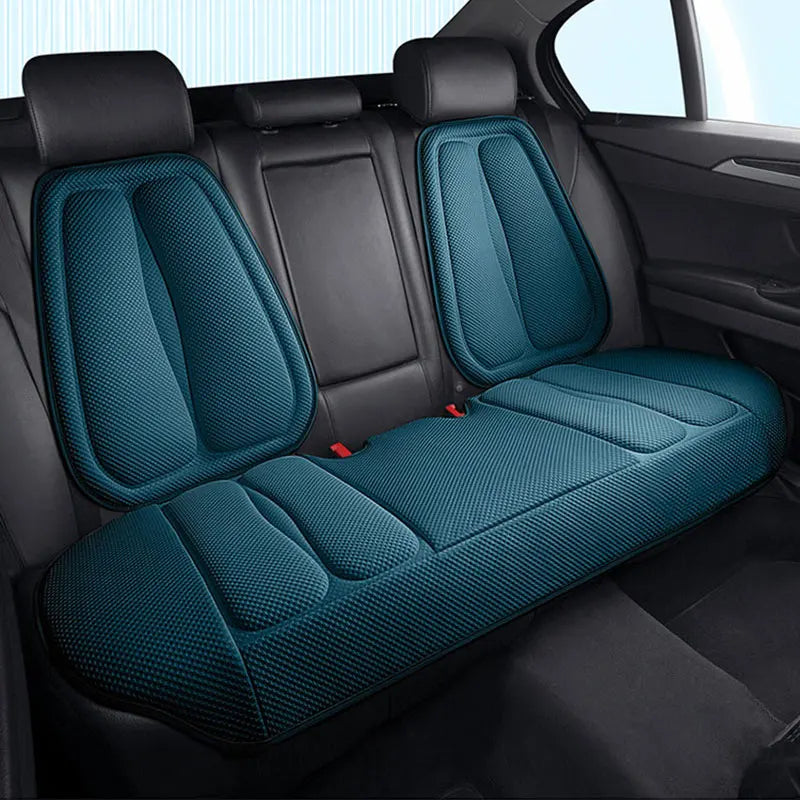 Universal Car Seat Covers Front Back Blue Cushion